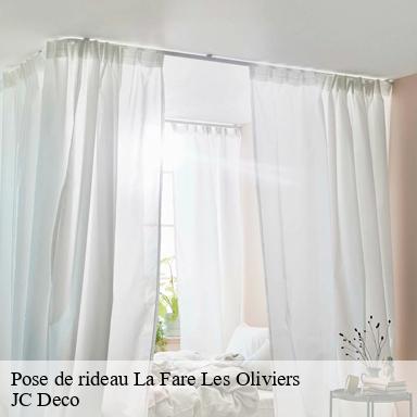 Pose de rideau la-fare-les-oliviers-13580 JC Deco